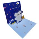 Blue 3D Card with the writing "Just have fun!"