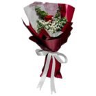 small red rose bouquet