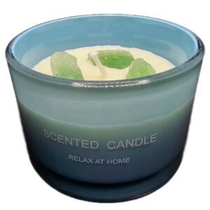 blue scented candle