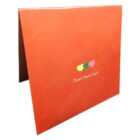 Red 3D Card with the writing "loving sweet life!"